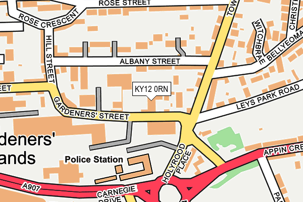 KY12 0RN map - OS OpenMap – Local (Ordnance Survey)