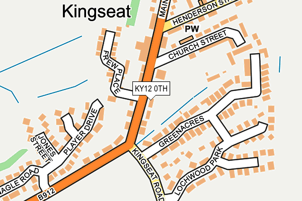 KY12 0TH map - OS OpenMap – Local (Ordnance Survey)