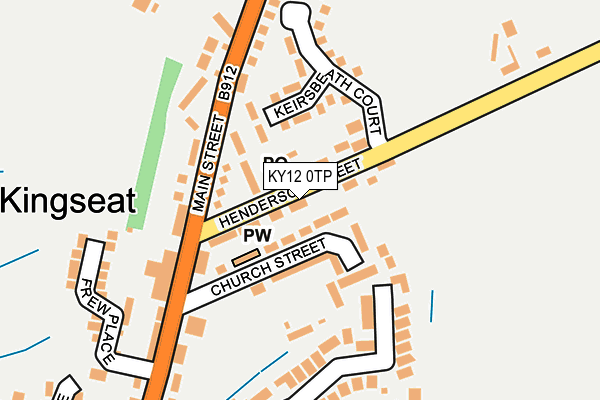 KY12 0TP map - OS OpenMap – Local (Ordnance Survey)