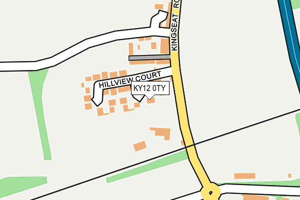 KY12 0TY map - OS OpenMap – Local (Ordnance Survey)
