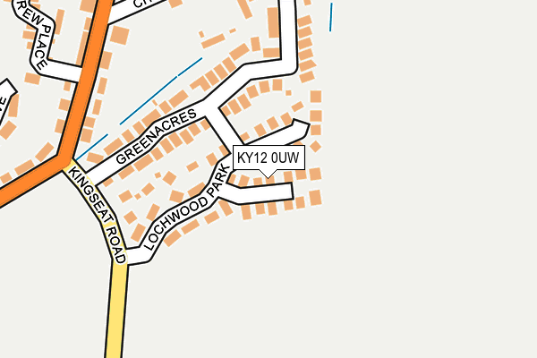KY12 0UW map - OS OpenMap – Local (Ordnance Survey)