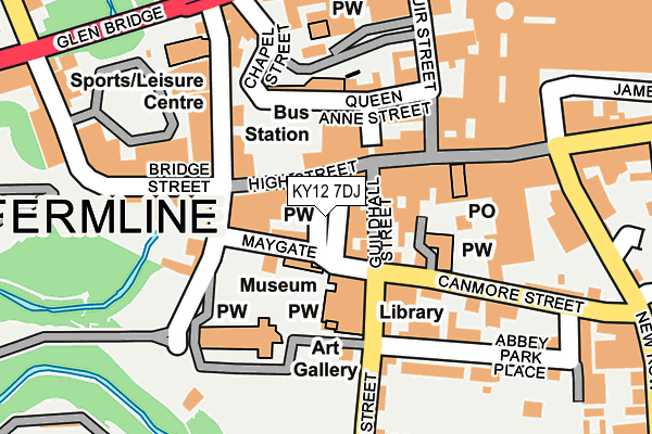 KY12 7DJ map - OS OpenMap – Local (Ordnance Survey)