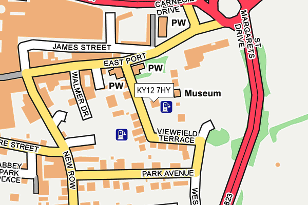 KY12 7HY map - OS OpenMap – Local (Ordnance Survey)
