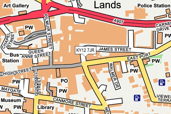 KY12 7JR map - OS OpenMap – Local (Ordnance Survey)