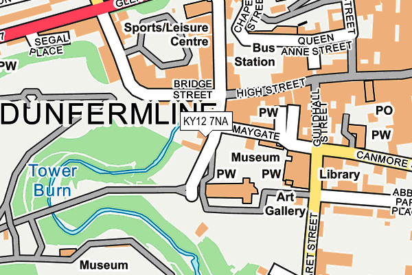 KY12 7NA map - OS OpenMap – Local (Ordnance Survey)