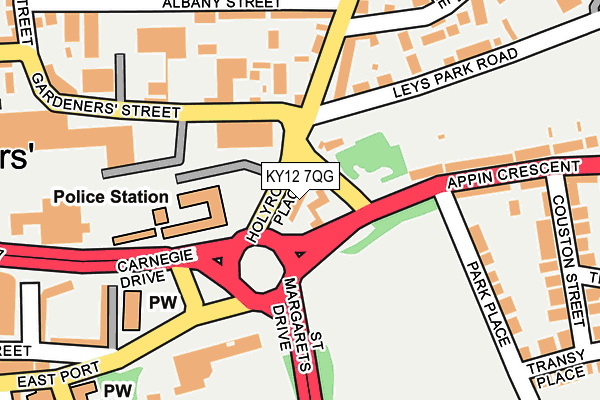 KY12 7QG map - OS OpenMap – Local (Ordnance Survey)
