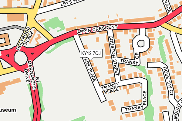 KY12 7QJ map - OS OpenMap – Local (Ordnance Survey)