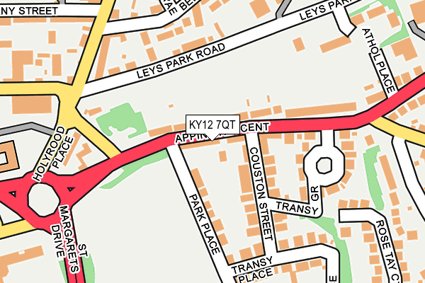 KY12 7QT map - OS OpenMap – Local (Ordnance Survey)