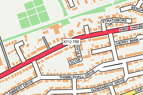 KY12 7RE map - OS OpenMap – Local (Ordnance Survey)