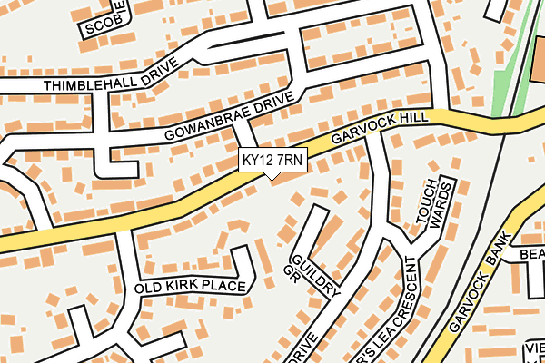KY12 7RN map - OS OpenMap – Local (Ordnance Survey)
