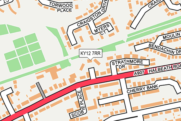 KY12 7RR map - OS OpenMap – Local (Ordnance Survey)
