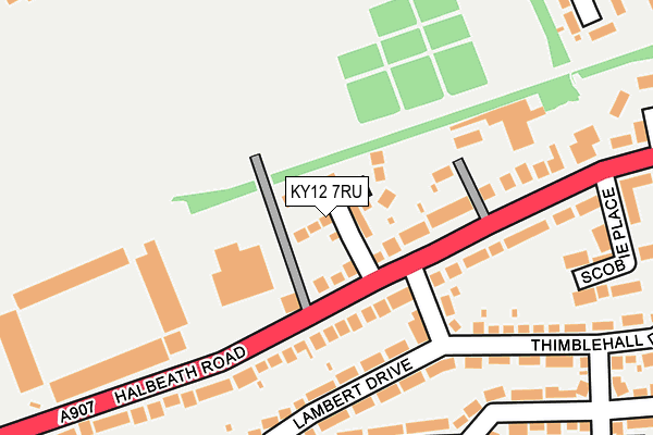 KY12 7RU map - OS OpenMap – Local (Ordnance Survey)
