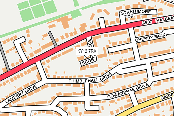 KY12 7RX map - OS OpenMap – Local (Ordnance Survey)