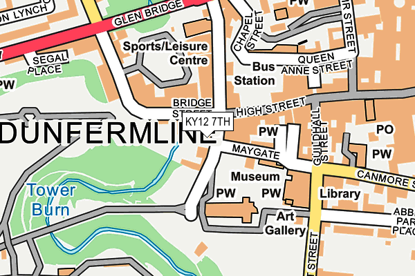 KY12 7TH map - OS OpenMap – Local (Ordnance Survey)