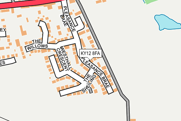KY12 8FA map - OS OpenMap – Local (Ordnance Survey)
