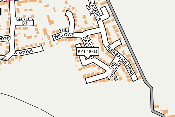 KY12 8FQ map - OS OpenMap – Local (Ordnance Survey)