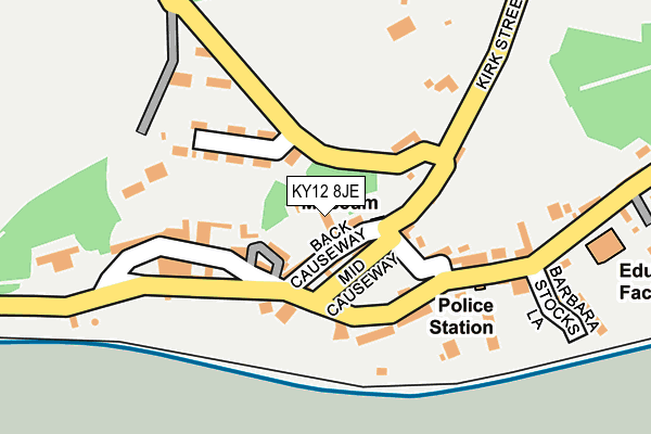 KY12 8JE map - OS OpenMap – Local (Ordnance Survey)