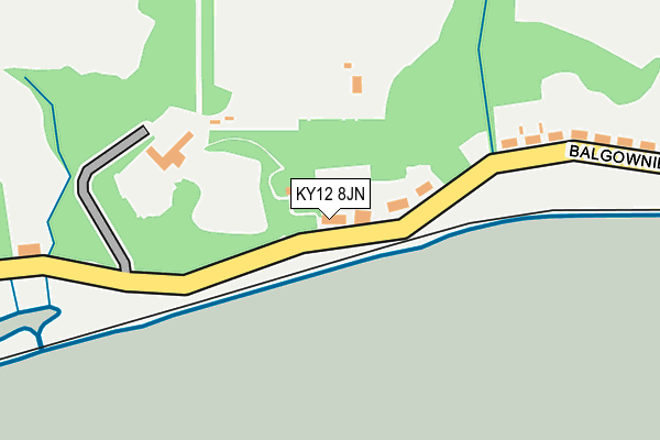 KY12 8JN map - OS OpenMap – Local (Ordnance Survey)