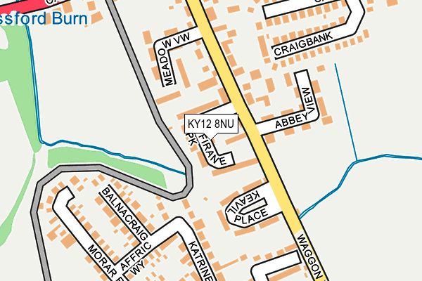 KY12 8NU map - OS OpenMap – Local (Ordnance Survey)