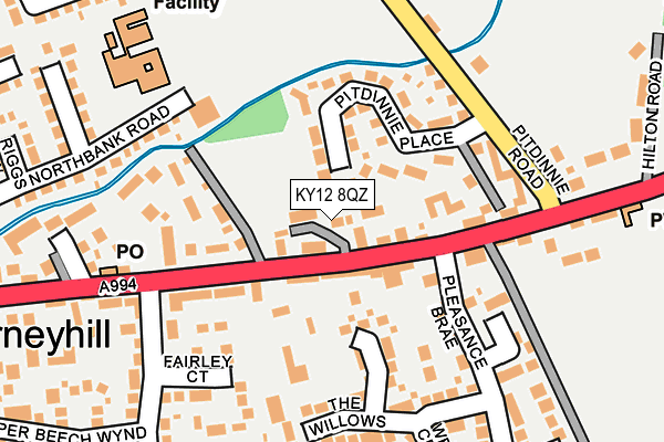 KY12 8QZ map - OS OpenMap – Local (Ordnance Survey)