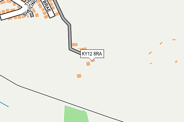 KY12 8RA map - OS OpenMap – Local (Ordnance Survey)