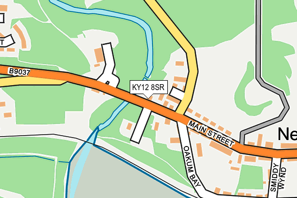 KY12 8SR map - OS OpenMap – Local (Ordnance Survey)