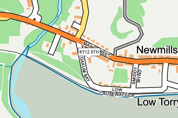 KY12 8TH map - OS OpenMap – Local (Ordnance Survey)