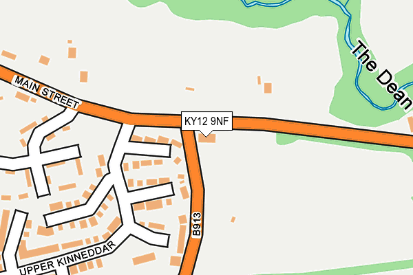 KY12 9NF map - OS OpenMap – Local (Ordnance Survey)