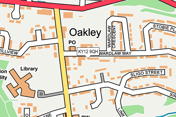 KY12 9QH map - OS OpenMap – Local (Ordnance Survey)