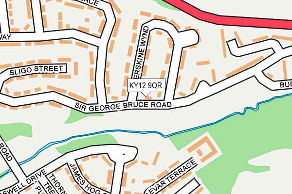 KY12 9QR map - OS OpenMap – Local (Ordnance Survey)