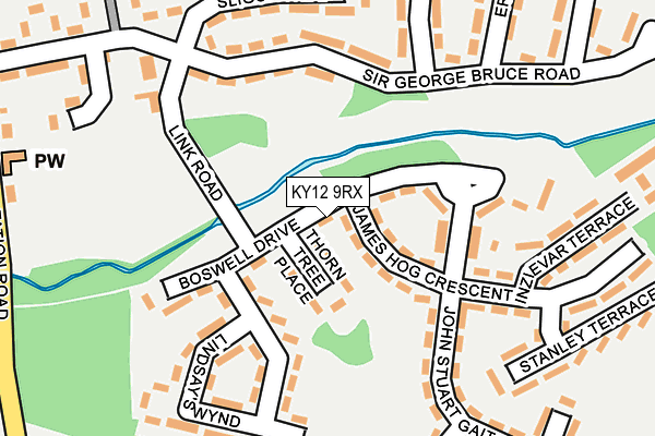 KY12 9RX map - OS OpenMap – Local (Ordnance Survey)