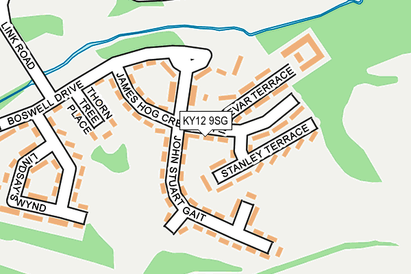 KY12 9SG map - OS OpenMap – Local (Ordnance Survey)