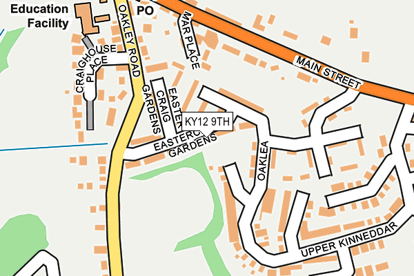 KY12 9TH map - OS OpenMap – Local (Ordnance Survey)