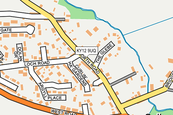 KY12 9UQ map - OS OpenMap – Local (Ordnance Survey)