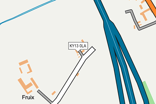 KY13 0LA map - OS OpenMap – Local (Ordnance Survey)