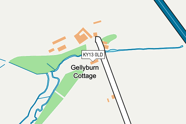 KY13 0LD map - OS OpenMap – Local (Ordnance Survey)