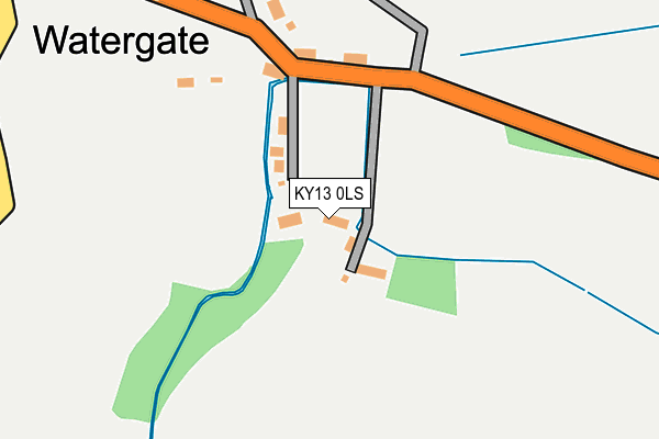 KY13 0LS map - OS OpenMap – Local (Ordnance Survey)