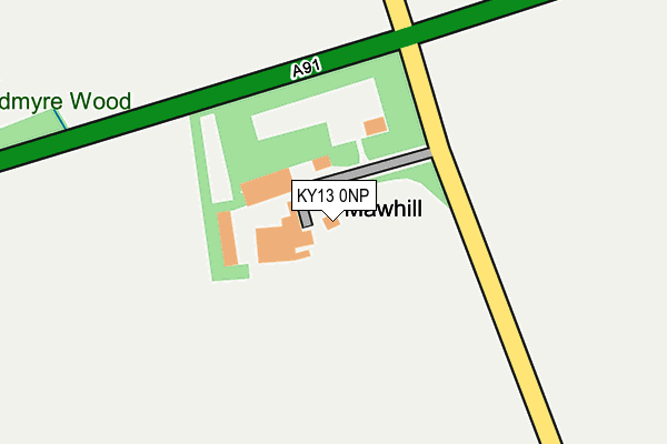 KY13 0NP map - OS OpenMap – Local (Ordnance Survey)