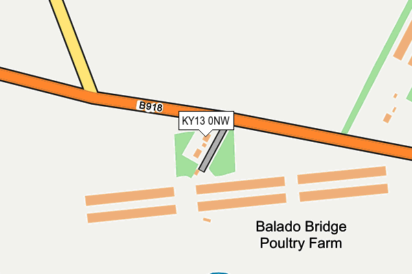 KY13 0NW map - OS OpenMap – Local (Ordnance Survey)