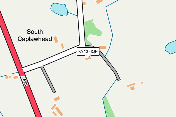 KY13 0QE map - OS OpenMap – Local (Ordnance Survey)