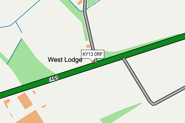 KY13 0RF map - OS OpenMap – Local (Ordnance Survey)