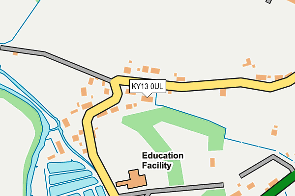 KY13 0UL map - OS OpenMap – Local (Ordnance Survey)