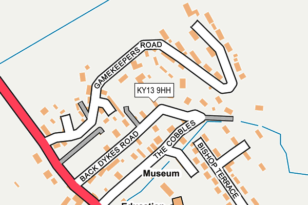 KY13 9HH map - OS OpenMap – Local (Ordnance Survey)