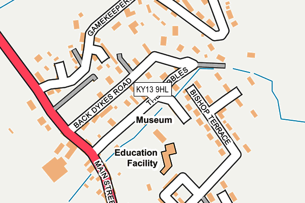 KY13 9HL map - OS OpenMap – Local (Ordnance Survey)