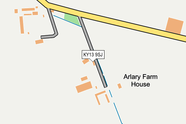KY13 9SJ map - OS OpenMap – Local (Ordnance Survey)
