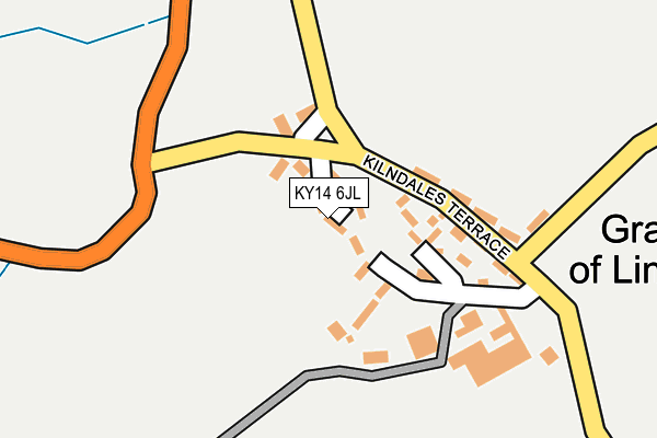 KY14 6JL map - OS OpenMap – Local (Ordnance Survey)