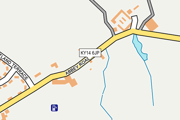 KY14 6JP map - OS OpenMap – Local (Ordnance Survey)