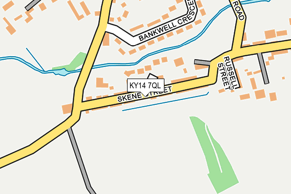 KY14 7QL map - OS OpenMap – Local (Ordnance Survey)