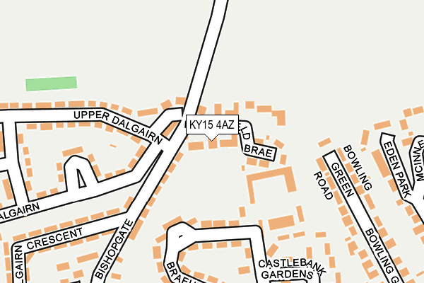 KY15 4AZ map - OS OpenMap – Local (Ordnance Survey)