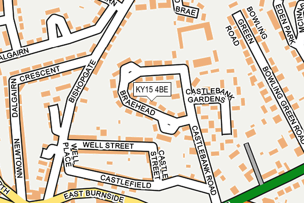 KY15 4BE map - OS OpenMap – Local (Ordnance Survey)